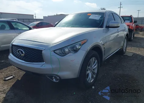 2017 Infiniti Qx70 z USA, uszkodzony, nr VIN JN8CS1MU4HM143150